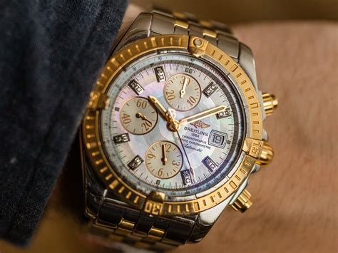 Breitling Chronomat Evolution Mother of Pearl Dial